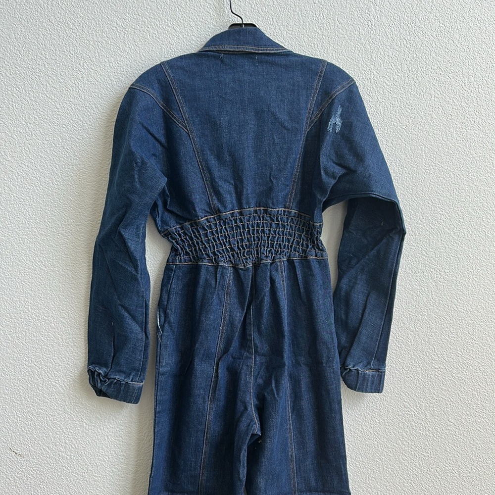 Steve Madden Denim Jumper Long Sleeved NWT - Picture 4 of 8